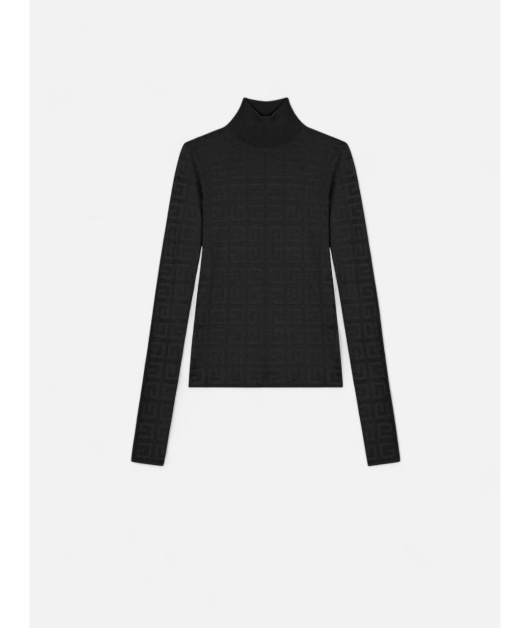 GIVENCHY Черная вискозная водолазка, фото 5