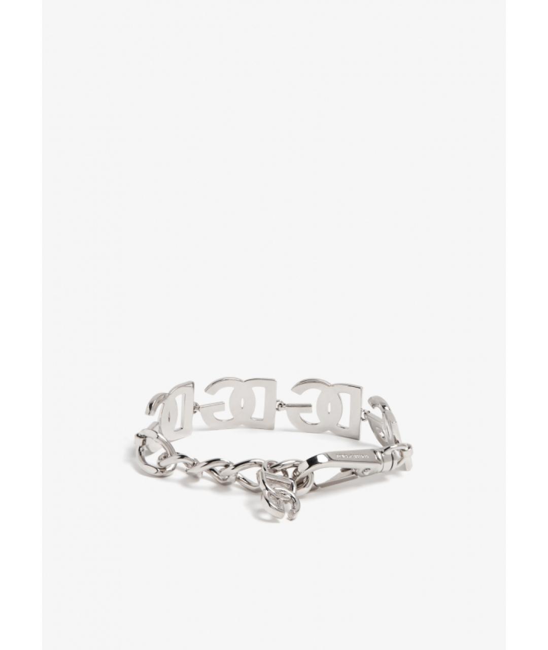 DOLCE&GABBANA Серебрянный металлический браслет, фото 2