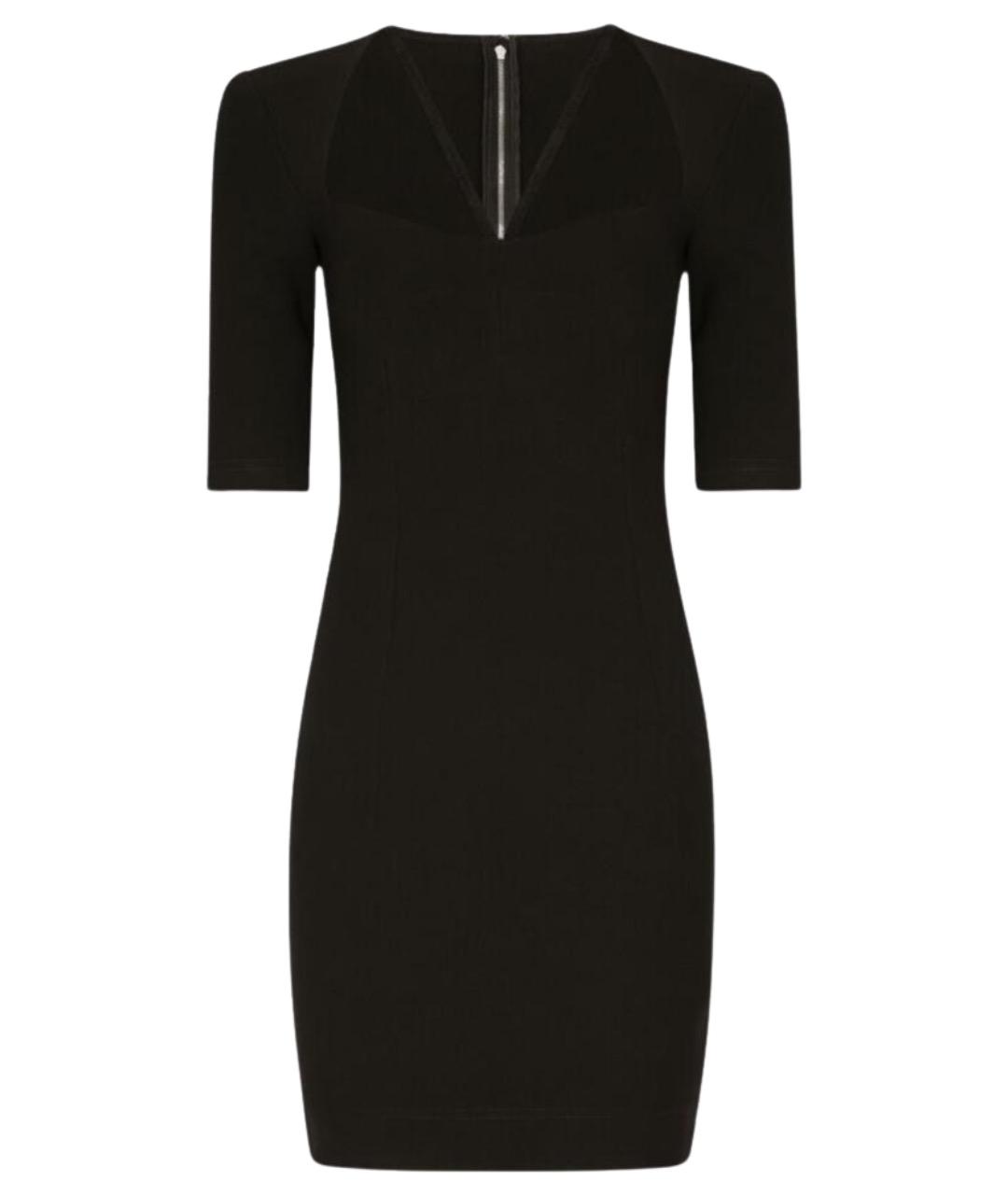 DOLCE&GABBANA Черное повседневное платье, фото 1