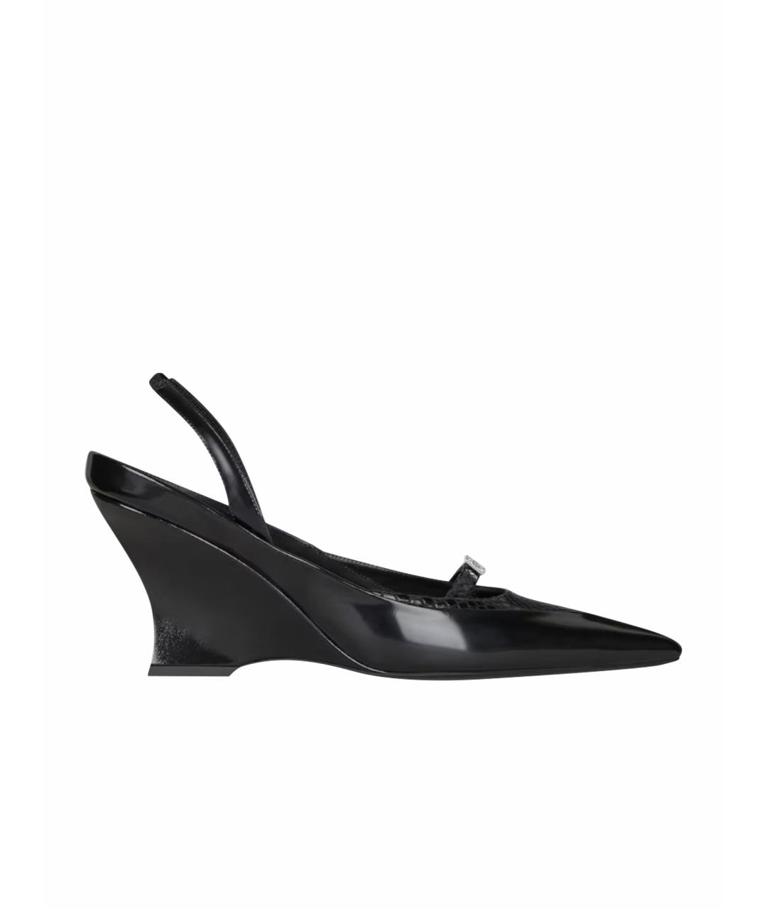 GIVENCHY Черные туфли из лакированной кожи, фото 1