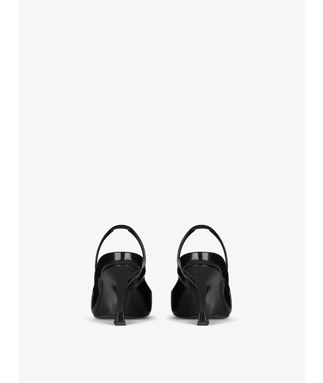 GIVENCHY Черные туфли из лакированной кожи, фото 4