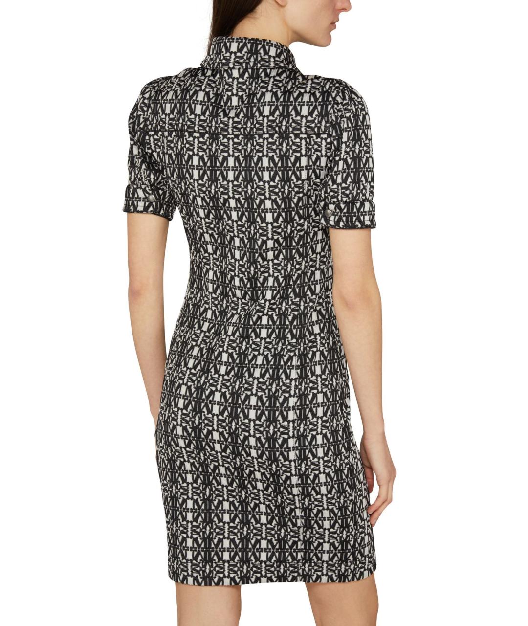 MAX MARA Мульти полиэстеровое повседневное платье, фото 4