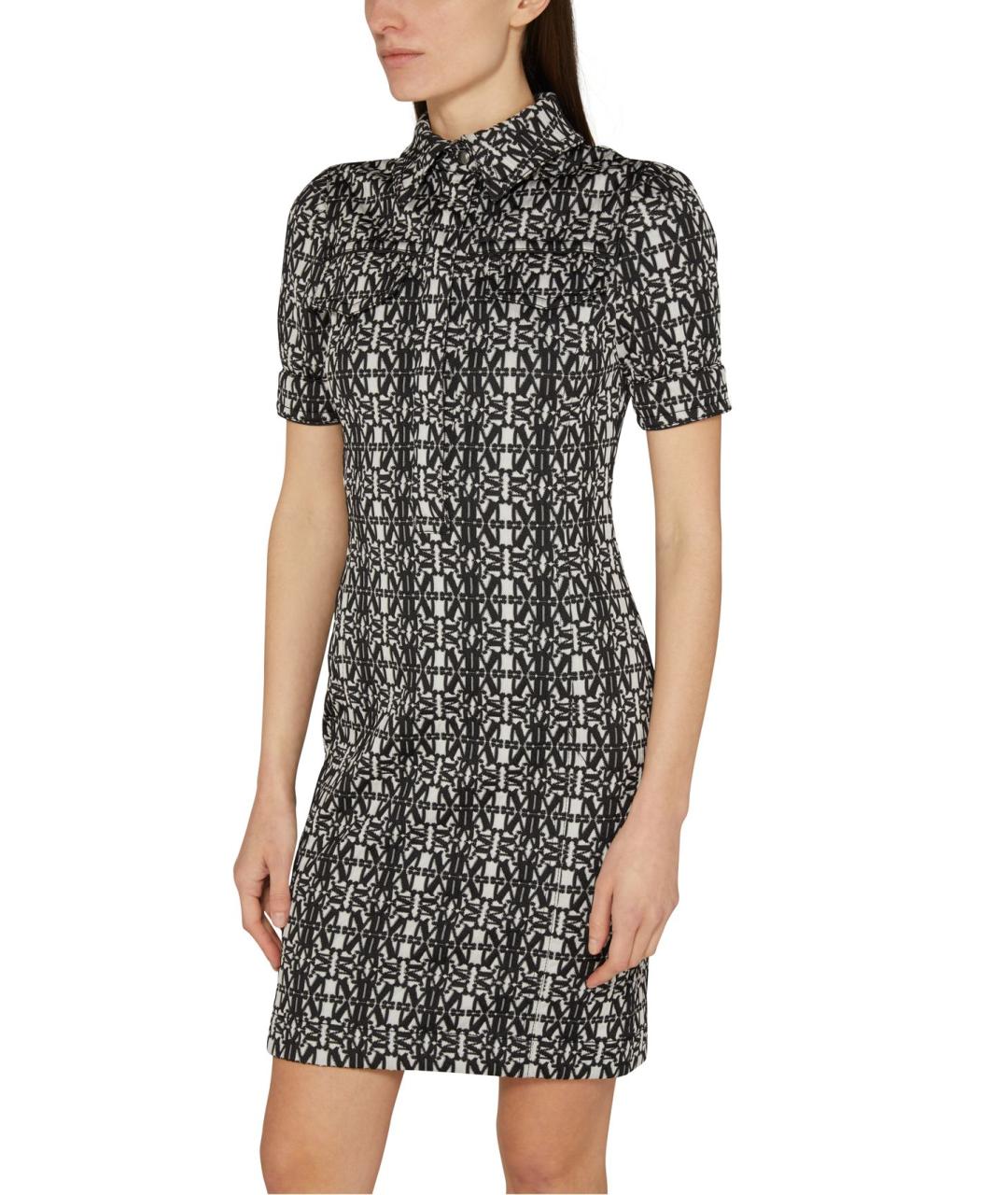 MAX MARA Мульти полиэстеровое повседневное платье, фото 2