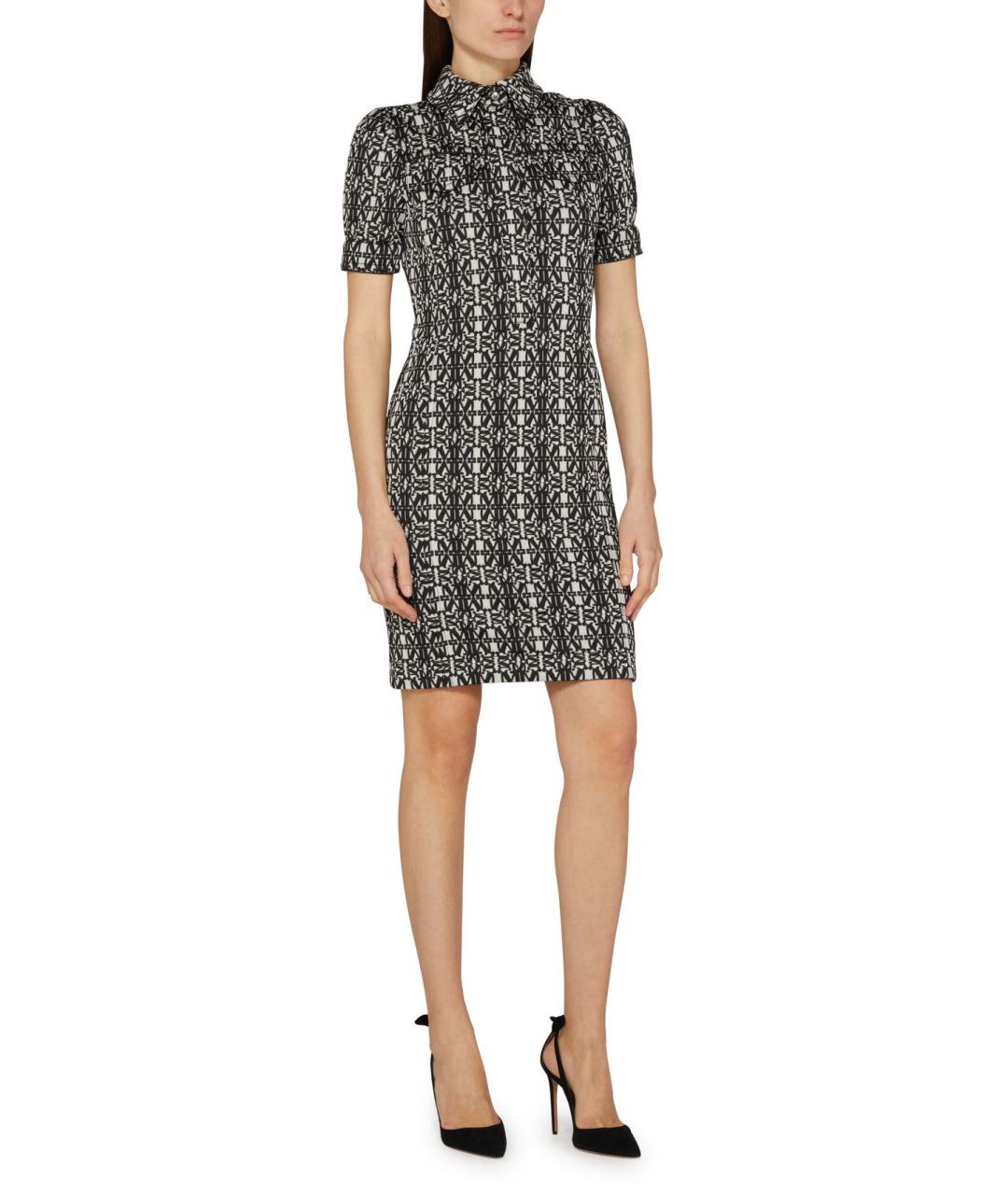 MAX MARA Мульти полиэстеровое повседневное платье, фото 3