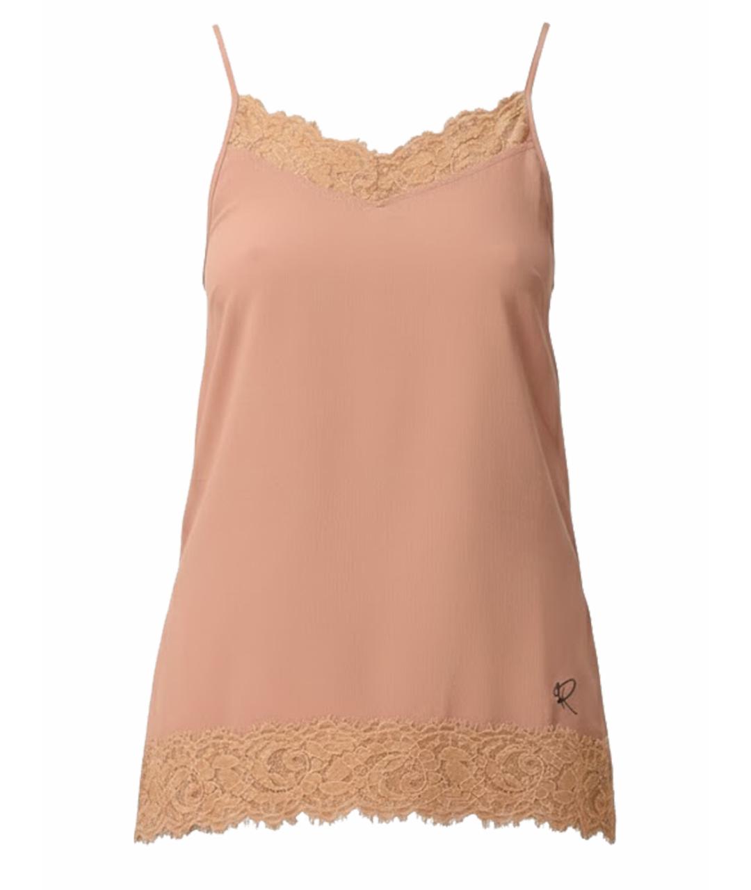 TWIN-SET Бежевая полиэстеровая блузы, фото 1