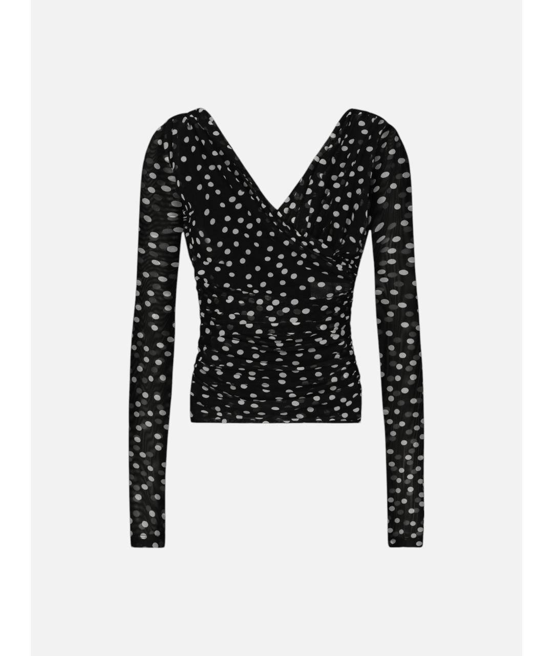 DOLCE&GABBANA Черная вискозная блузы, фото 5