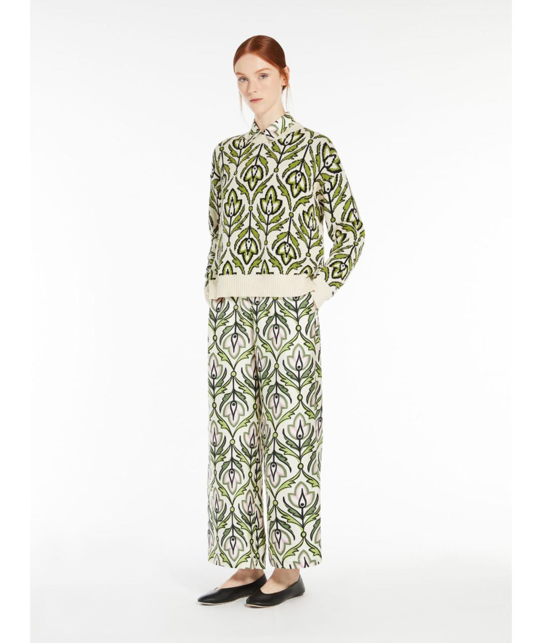 WEEKEND MAX MARA Мульти хлопковый джемпер / свитер, фото 2