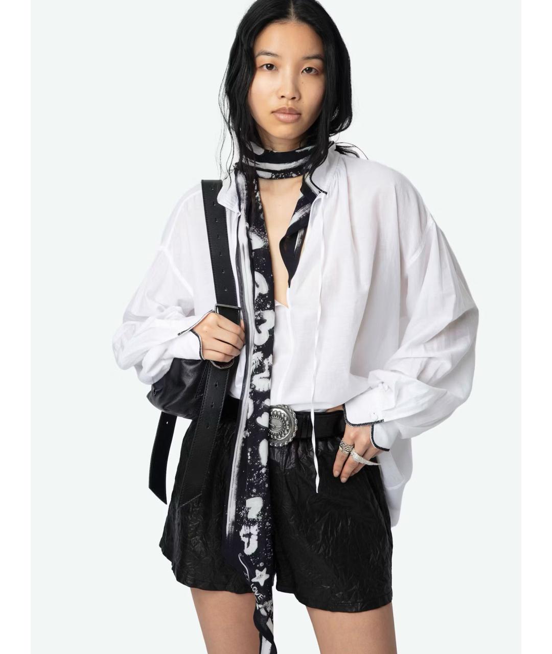 ZADIG & VOLTAIRE Белая хлопковая рубашка, фото 5