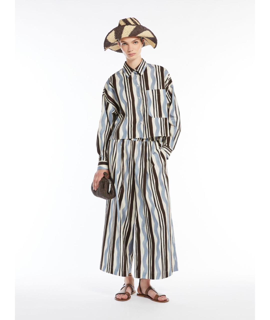 WEEKEND MAX MARA Мульти хлопковая рубашка, фото 2