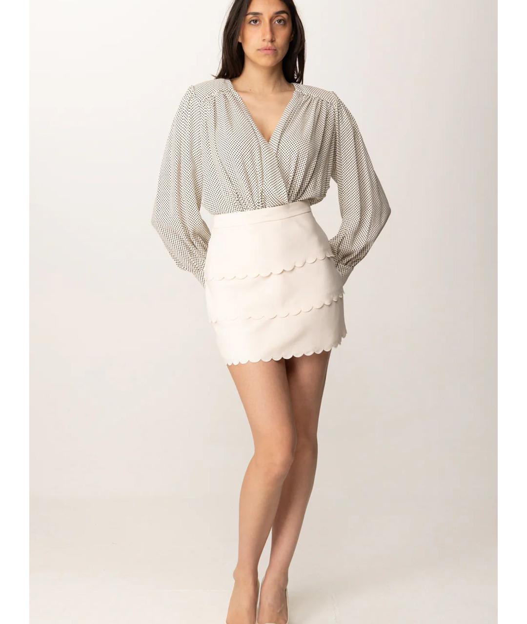 ELISABETTA FRANCHI Вискозное коктейльное платье, фото 2