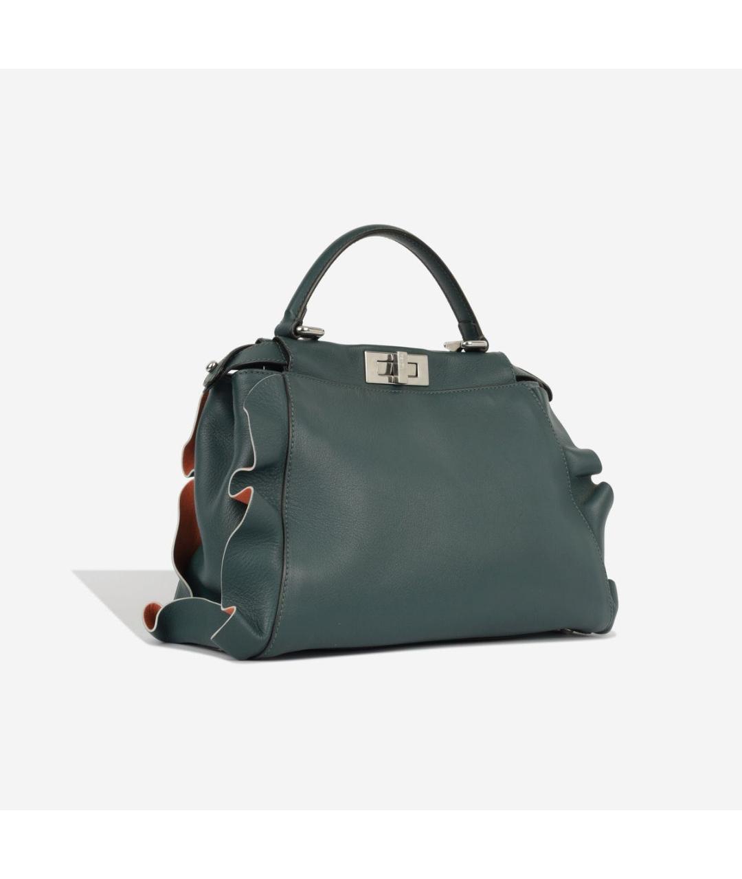 FENDI Кожаная сумка через плечо, фото 2