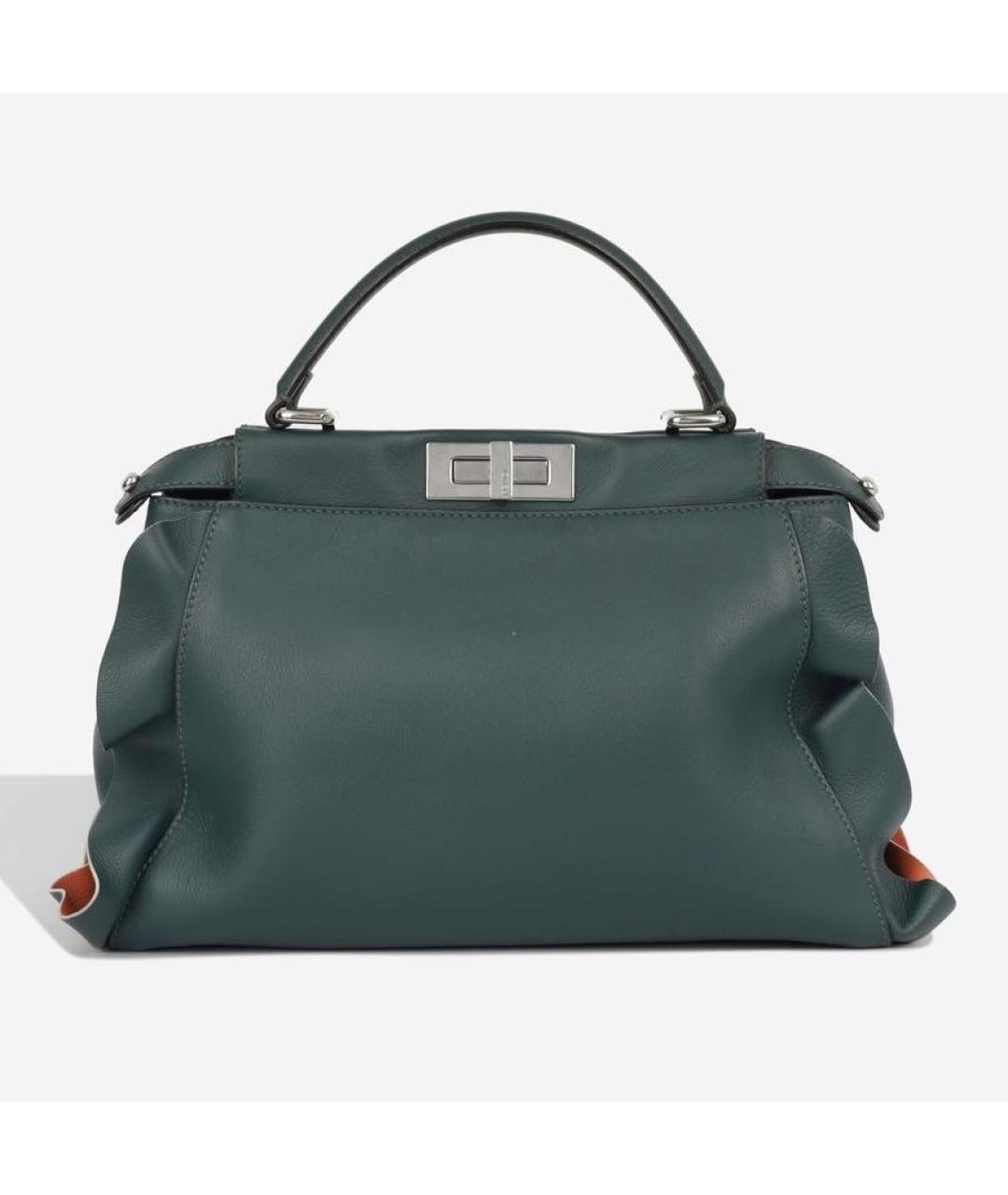 FENDI Кожаная сумка через плечо, фото 4