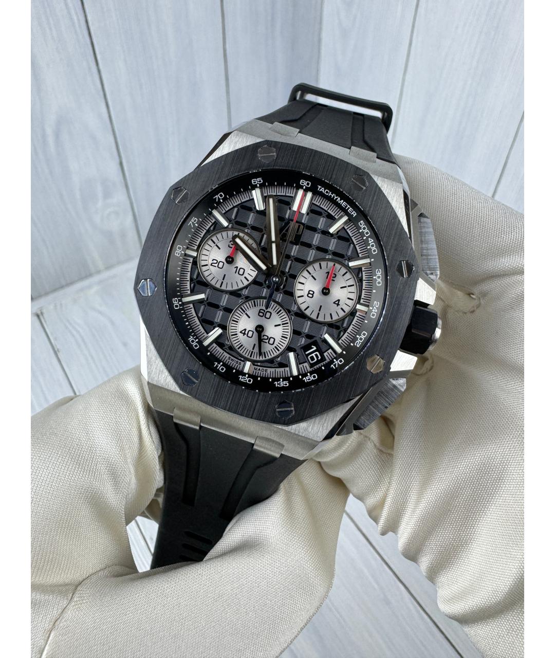 Audemars Piguet Черные керамические часы, фото 2