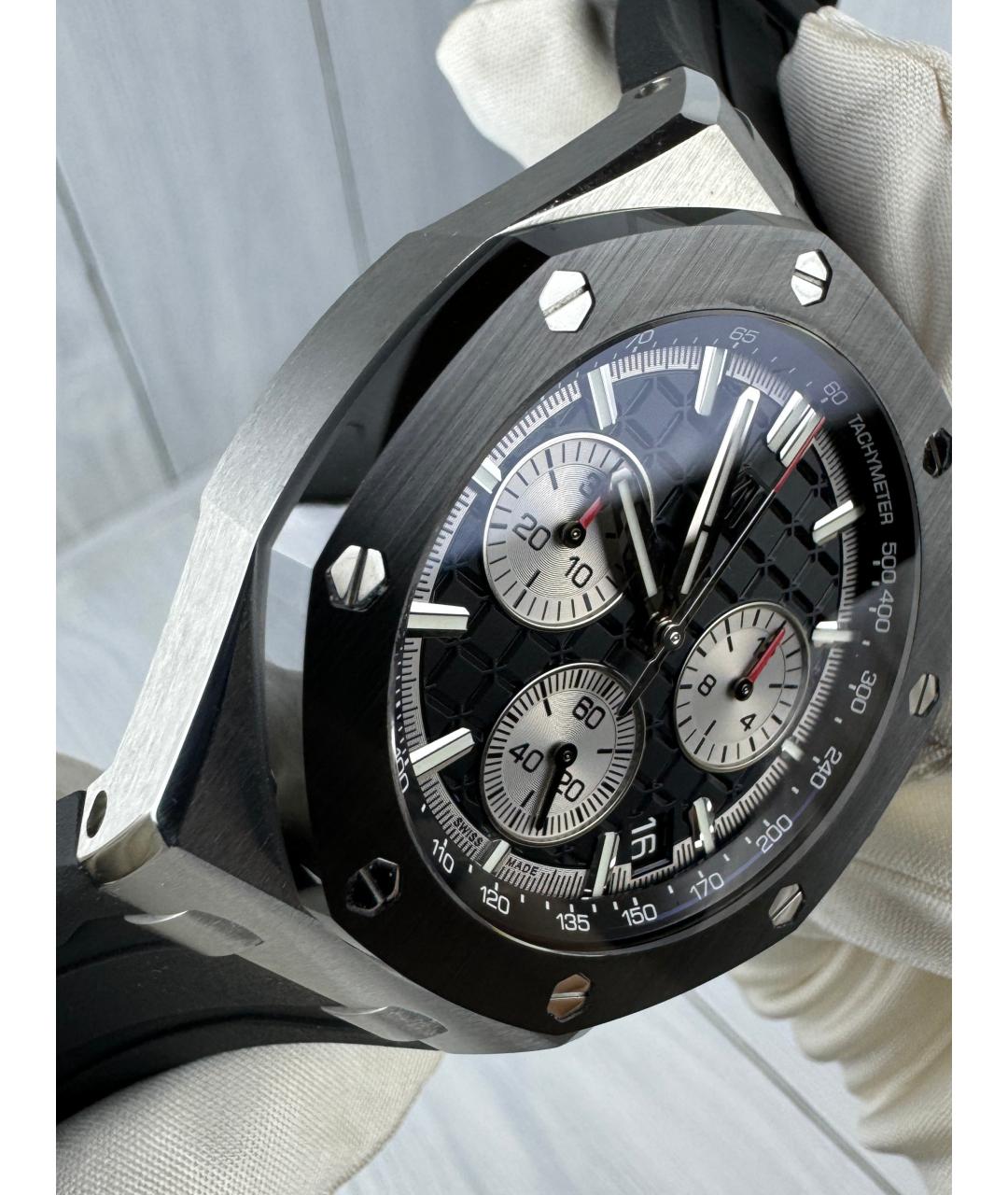 Audemars Piguet Черные керамические часы, фото 5
