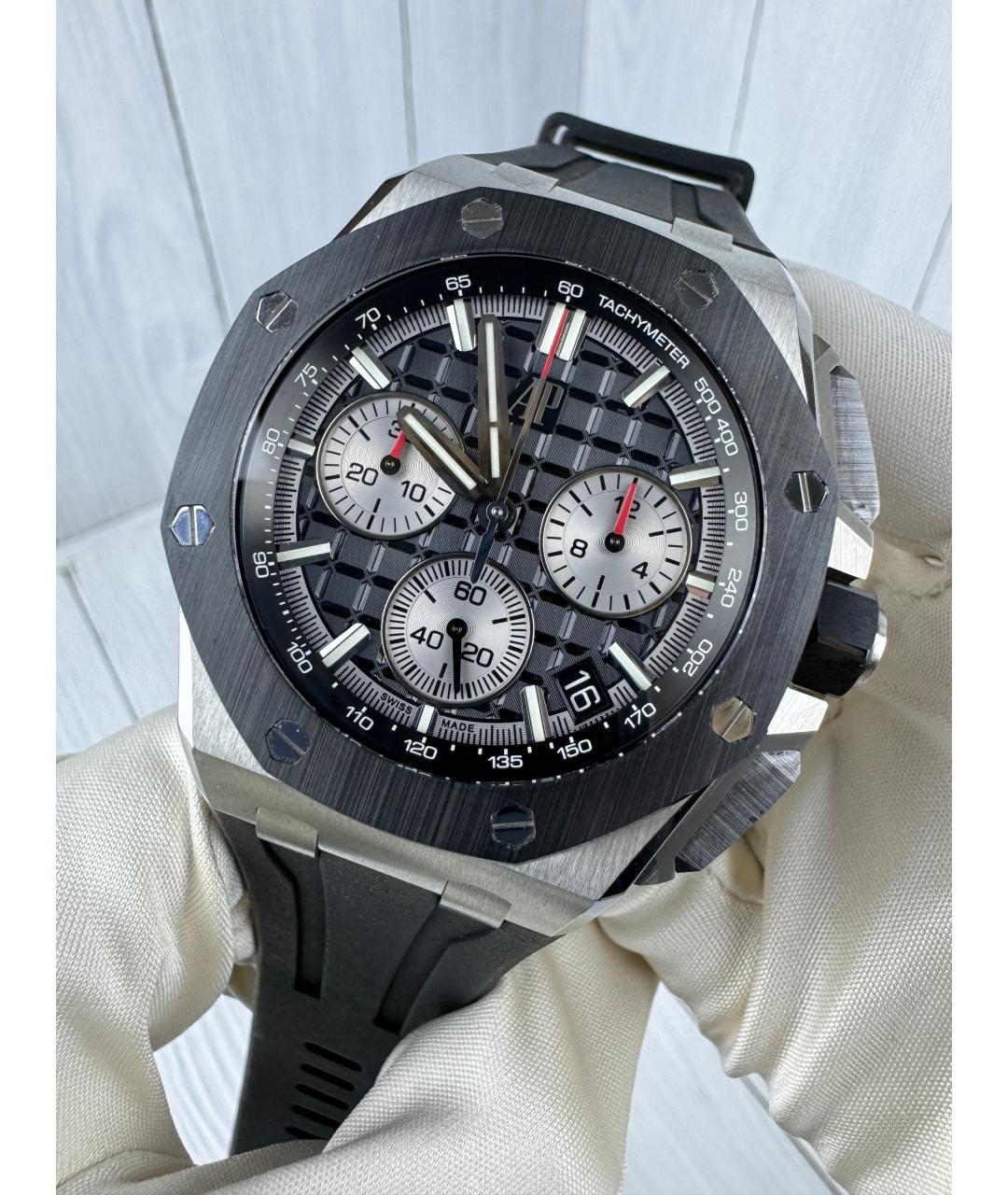 Audemars Piguet Черные керамические часы, фото 3