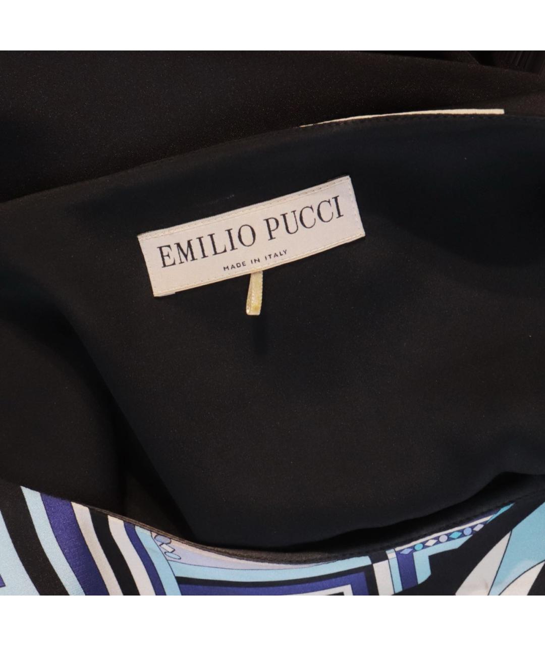 EMILIO PUCCI Мульти шелковое повседневное платье, фото 3