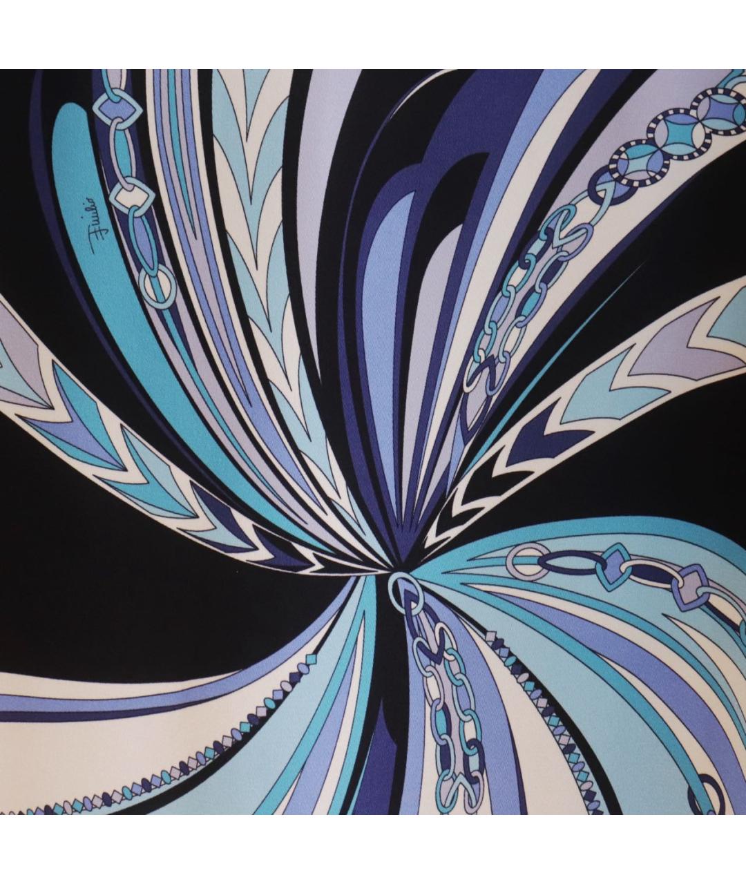 EMILIO PUCCI Мульти шелковое повседневное платье, фото 7