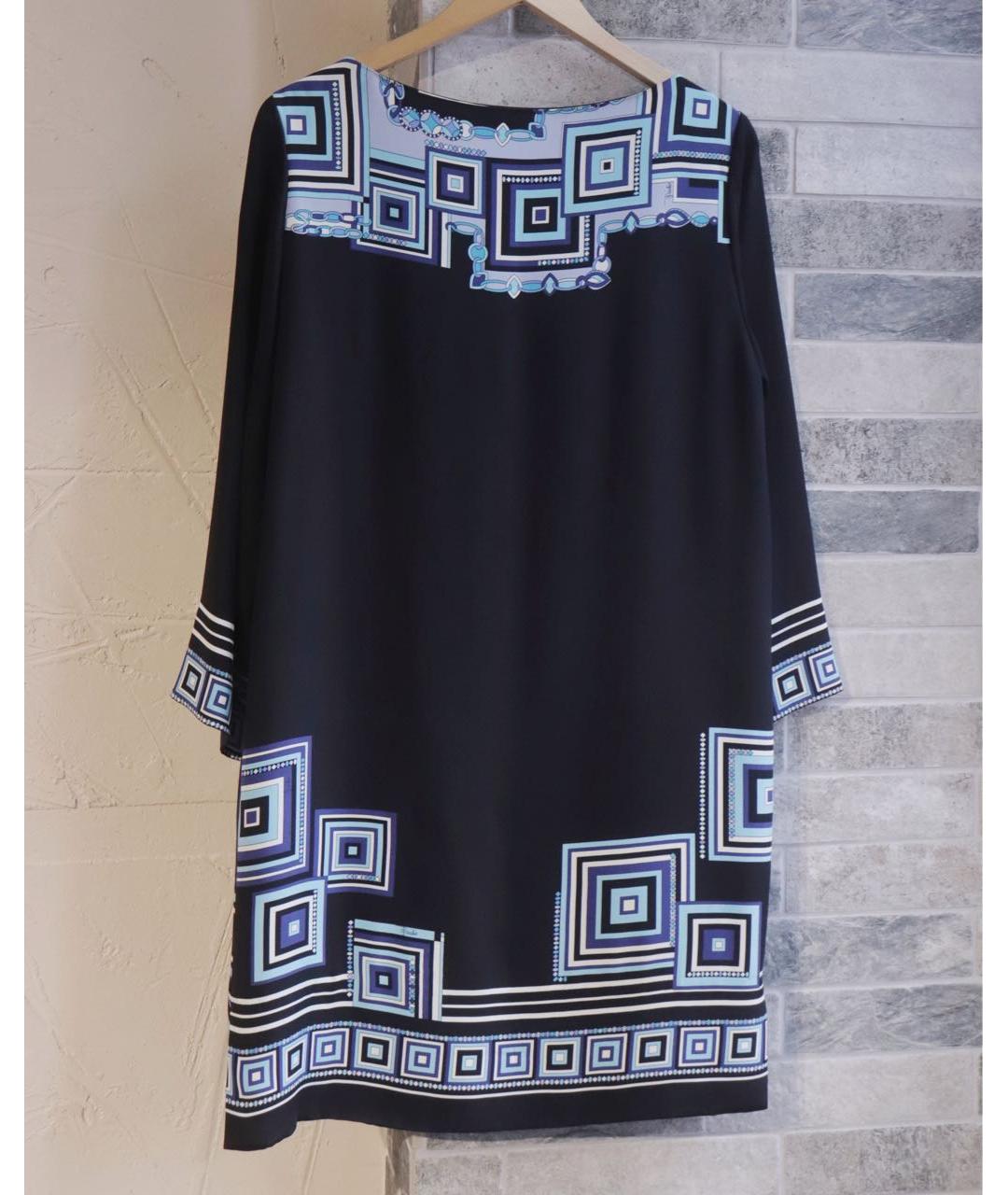 EMILIO PUCCI Мульти шелковое повседневное платье, фото 2