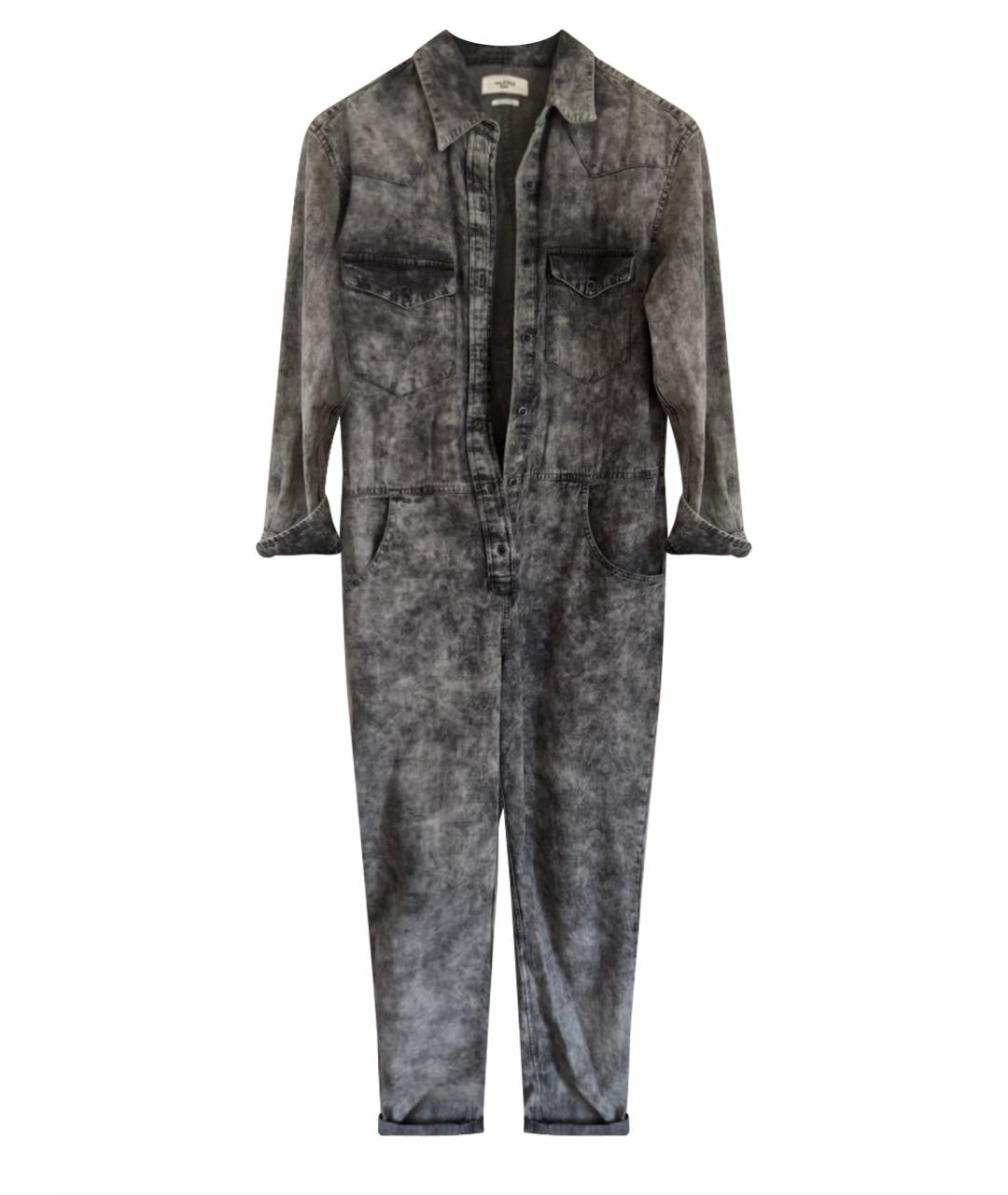 ISABEL MARANT ETOILE Серый хлопковый комбинезон, фото 1