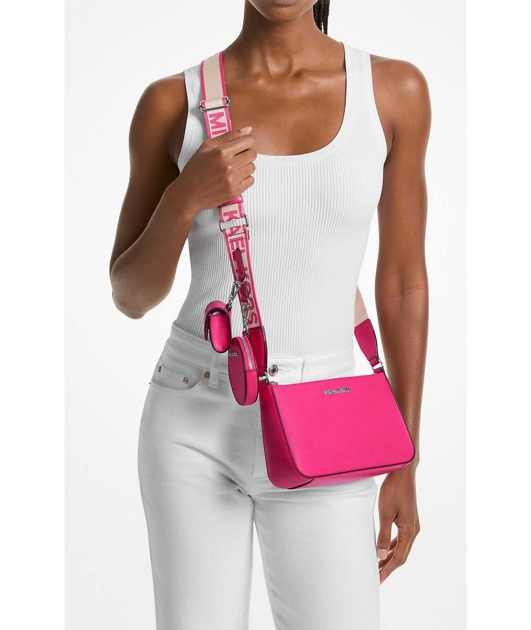 MICHAEL KORS Розовая сумка с короткими ручками, фото 3