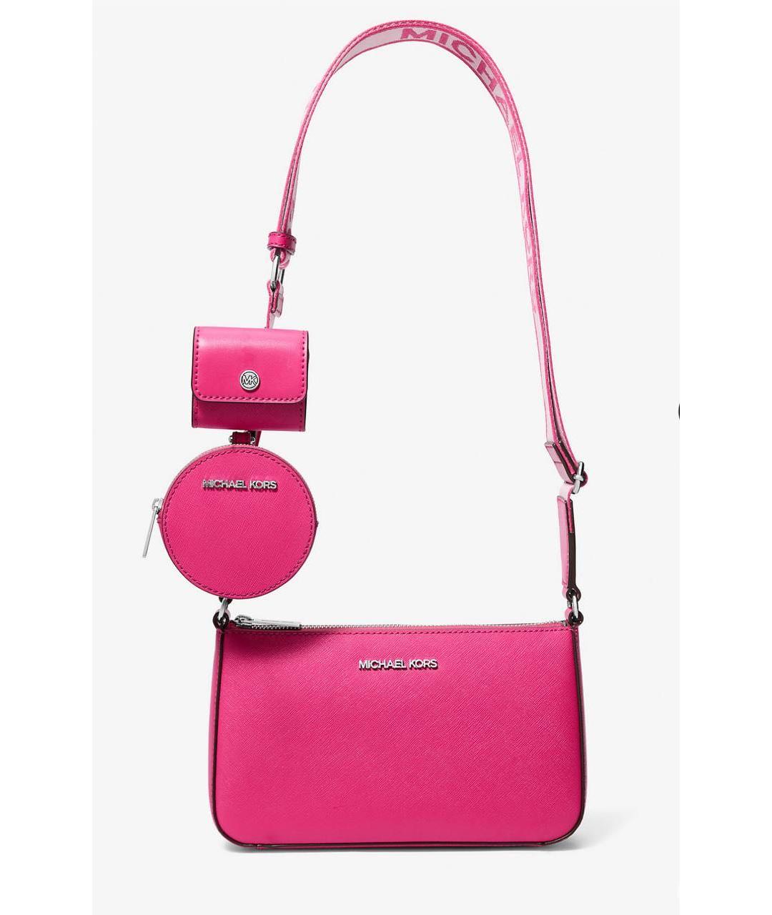 MICHAEL KORS Розовая сумка с короткими ручками, фото 4