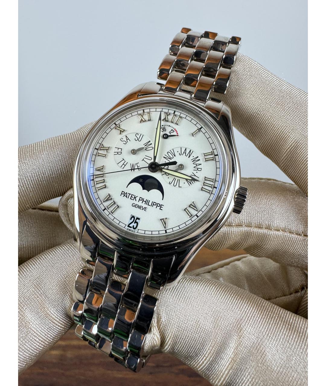 PATEK PHILIPPE Золотые часы из белого золота, фото 3