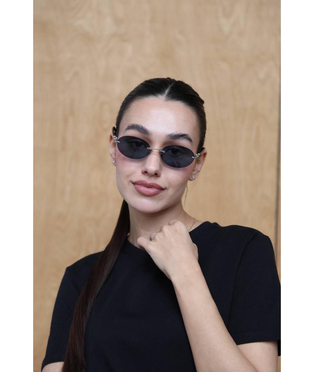 TIFFANY&CO Желтые металлические солнцезащитные очки, фото 5