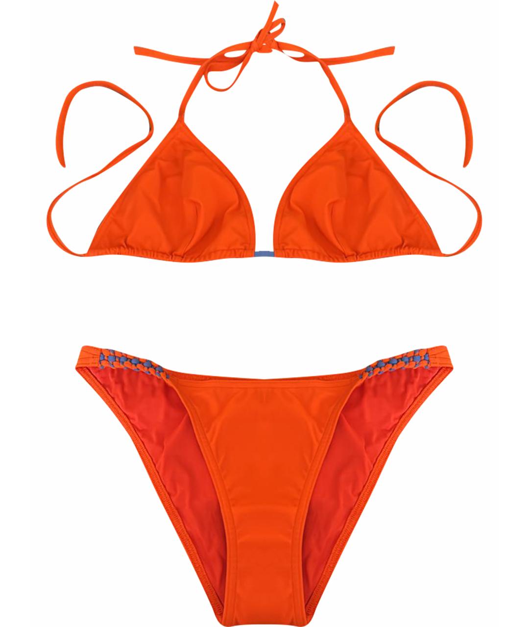 HERMES Оранжевый купальник, фото 1