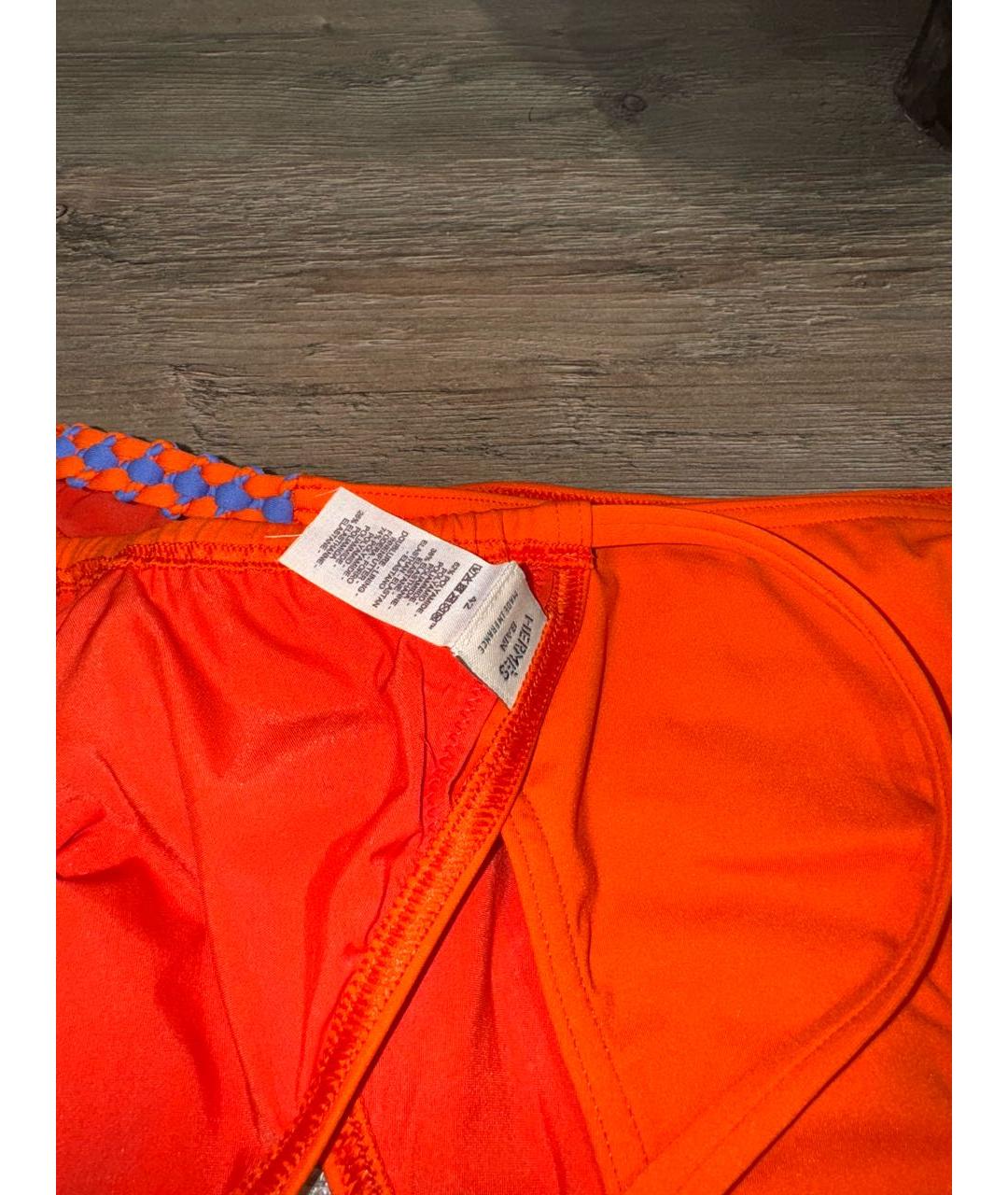 HERMES Оранжевый купальник, фото 8