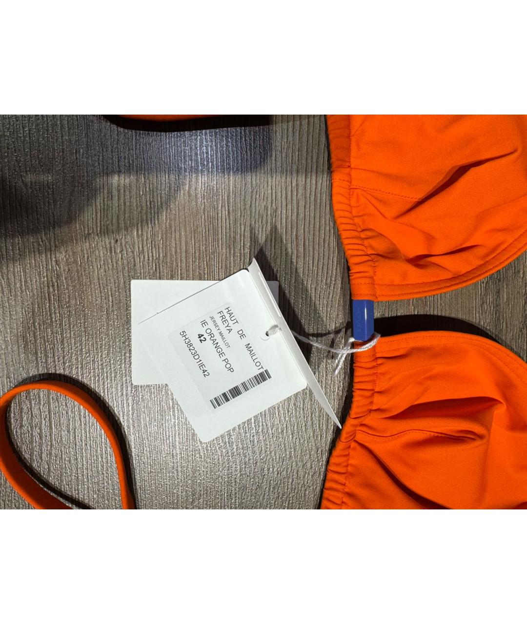 HERMES Оранжевый купальник, фото 4