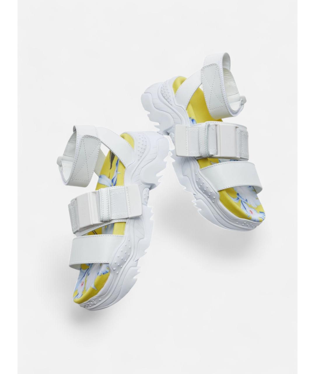 NO. 21 Белые резиновые сандалии, фото 3