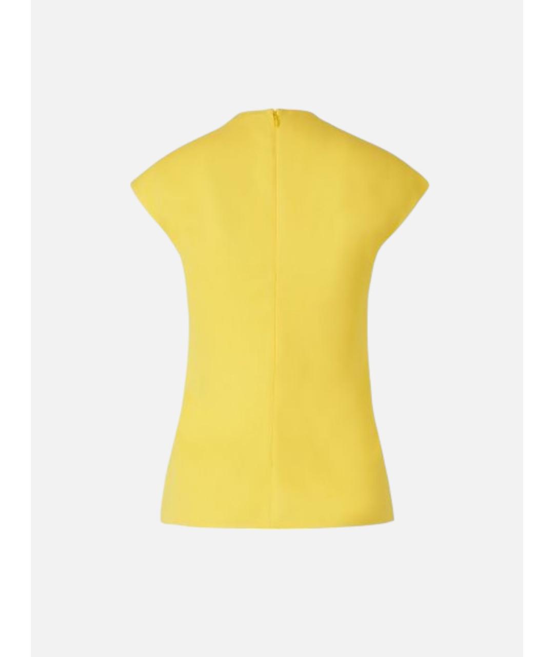 STELLA MCCARTNEY Желтая вискозная блузы, фото 3