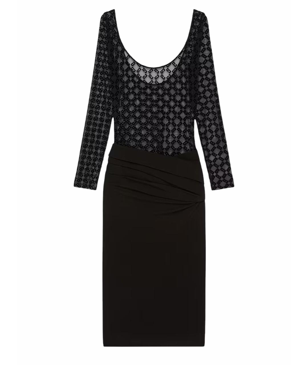 GIVENCHY Черное вискозное коктейльное платье, фото 1
