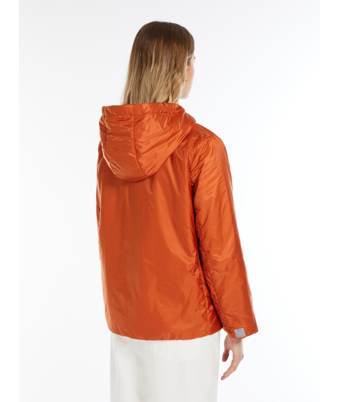 'S MAX MARA Оранжевый полиэстеровый пуховик, фото 4