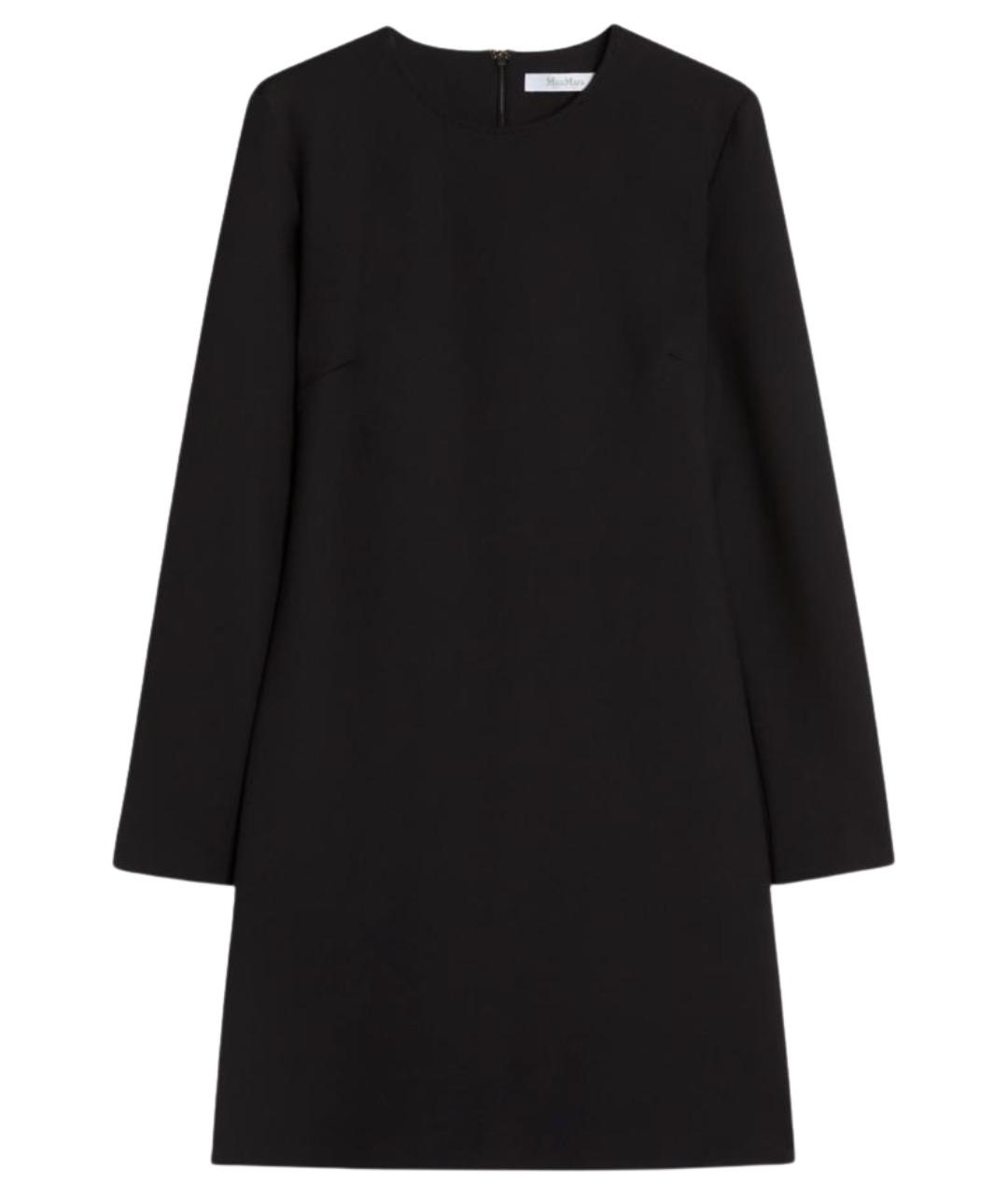 MAX MARA Черное полиамидовое повседневное платье, фото 1
