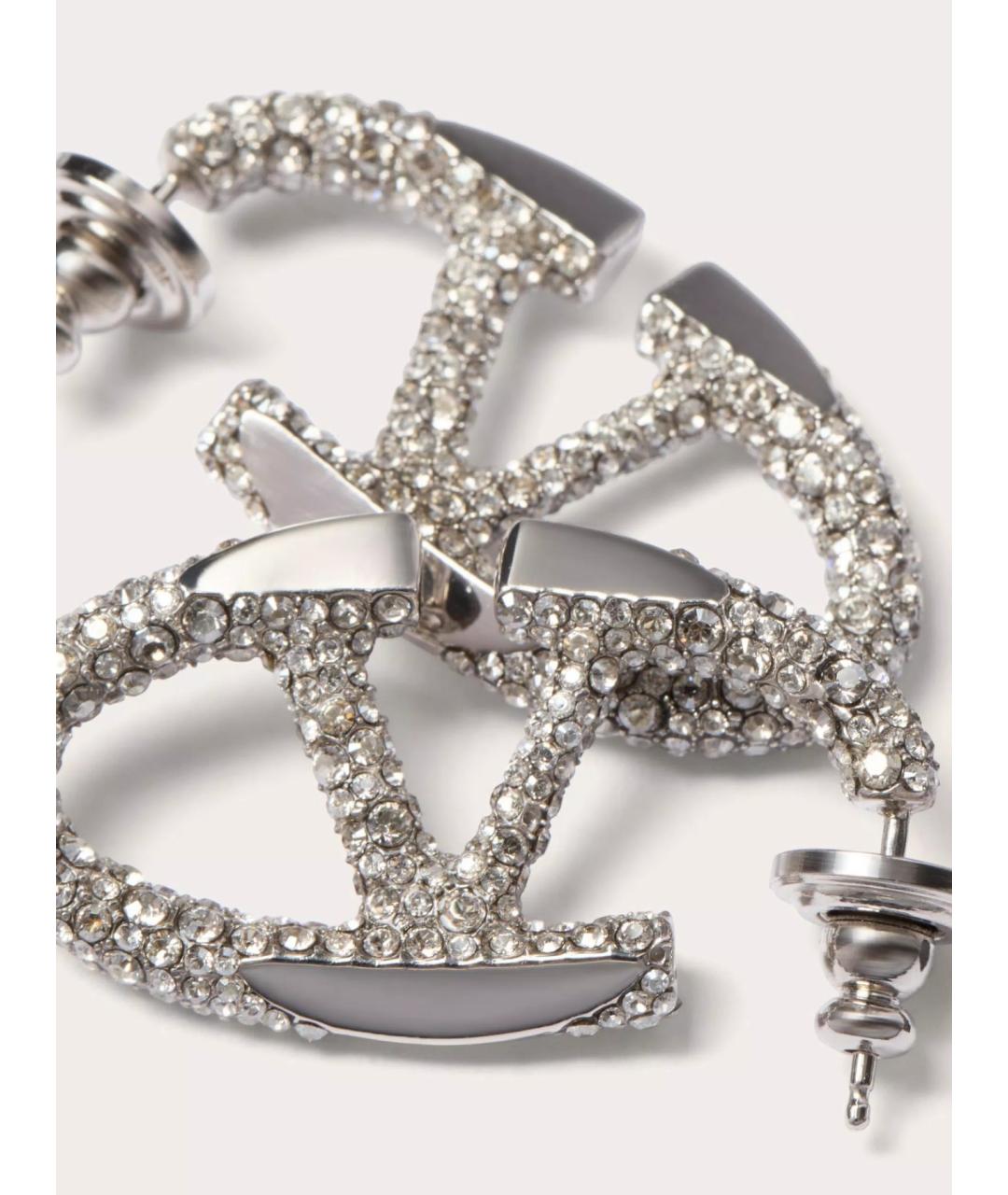 VALENTINO Серебряные латунные серьги, фото 2