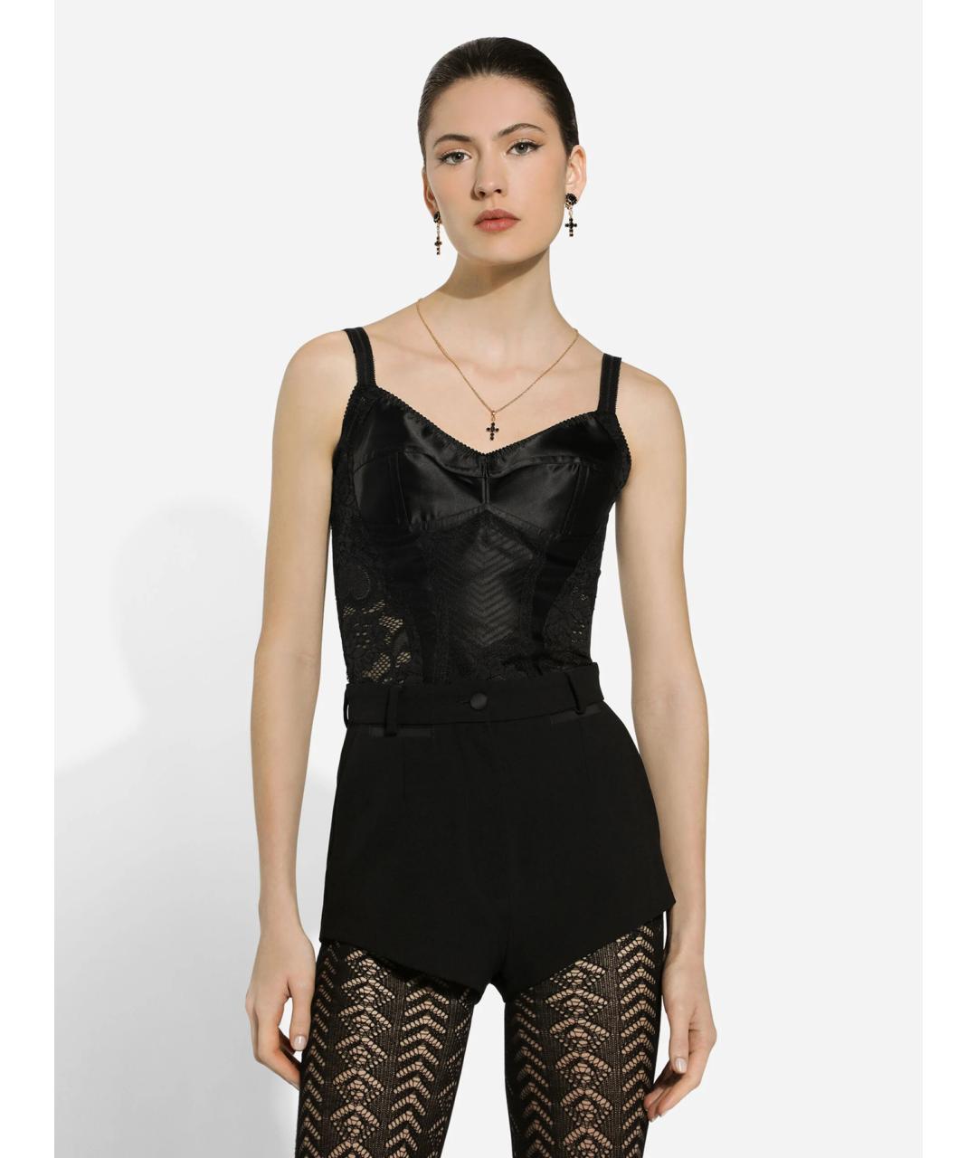 DOLCE&GABBANA Черная майка, фото 2