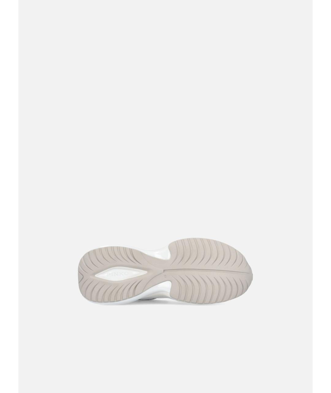 PINKO Белые текстильные кроссовки, фото 6