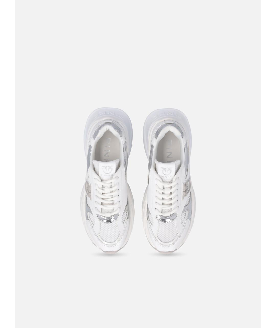 PINKO Белые текстильные кроссовки, фото 8