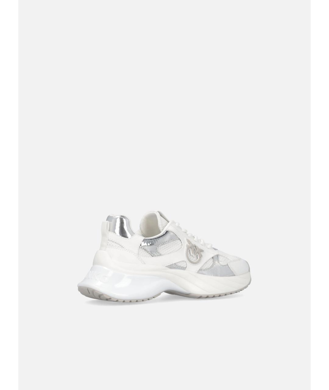 PINKO Белые текстильные кроссовки, фото 3