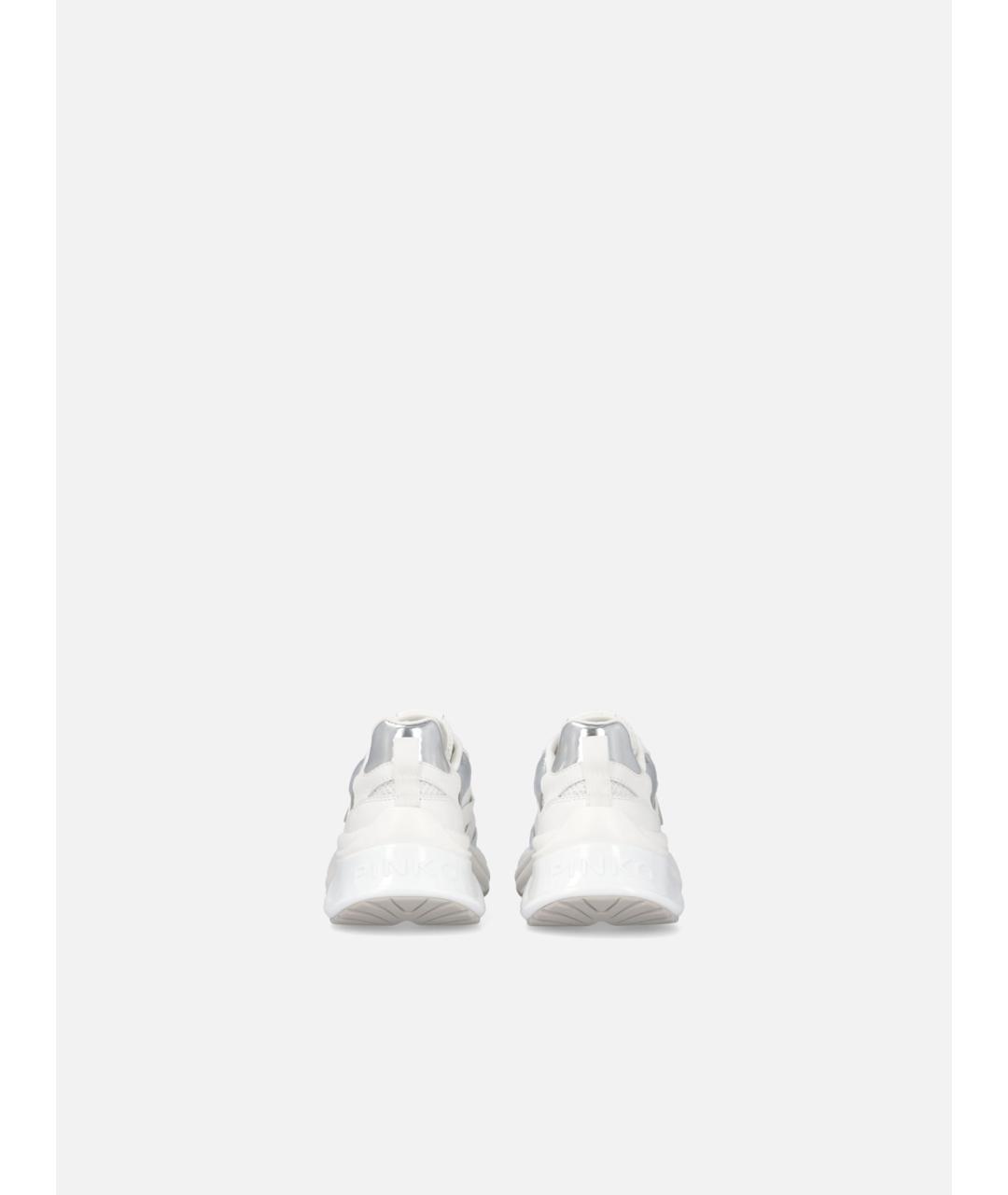 PINKO Белые текстильные кроссовки, фото 7
