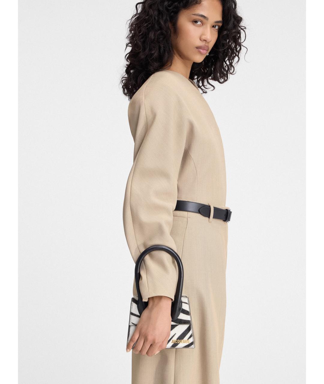 JACQUEMUS Мульти кожаная сумка с короткими ручками, фото 2