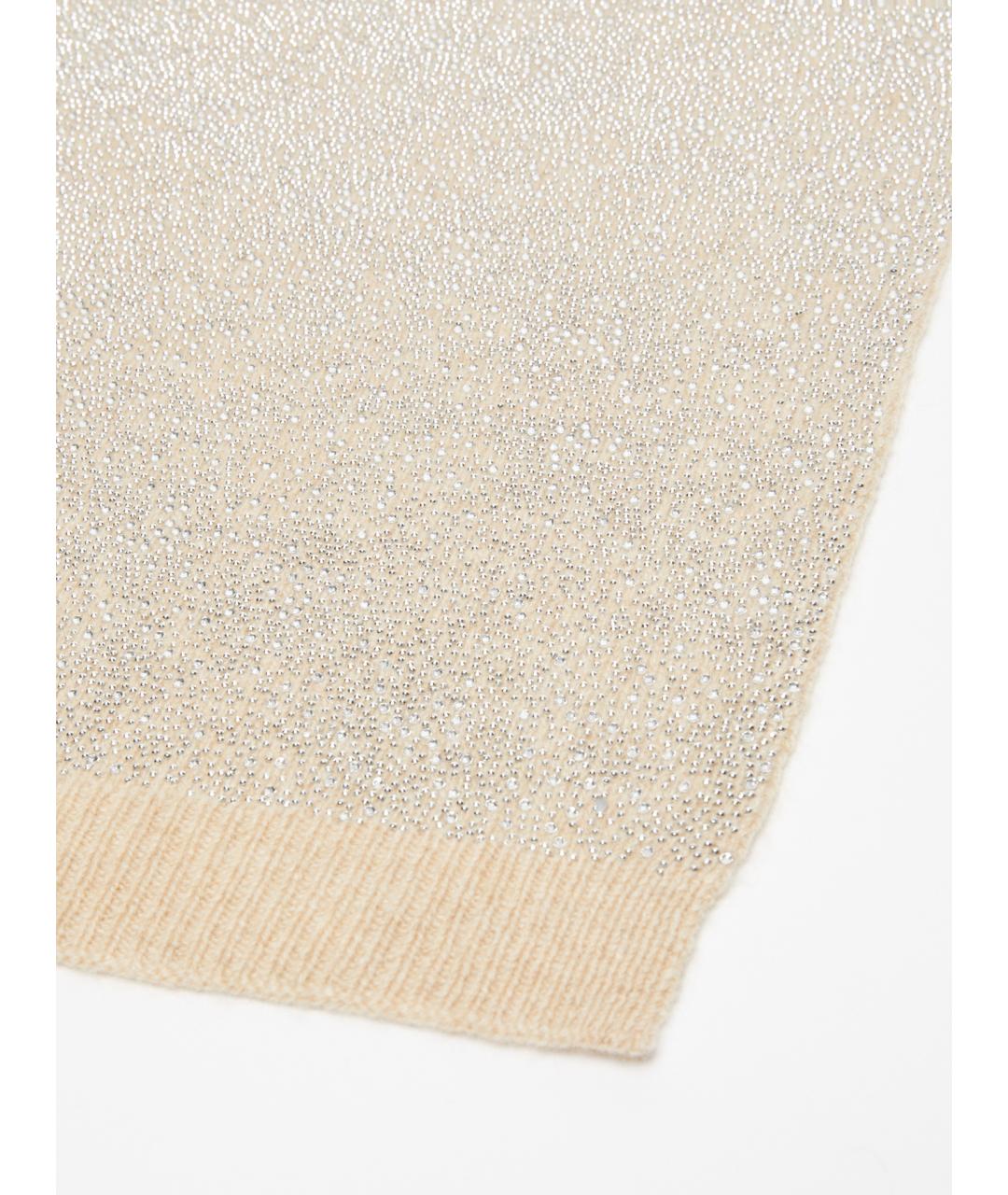 MAX MARA Бежевый кашемировый шарф, фото 2