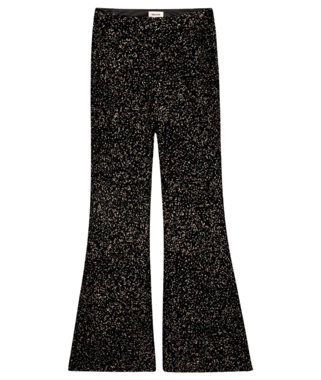 ZADIG & VOLTAIRE Черные вискозные брюки широкие, фото 1