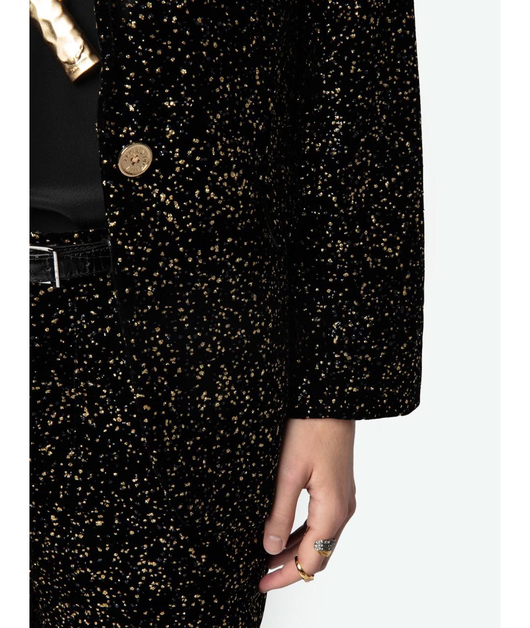 ZADIG & VOLTAIRE Черные вискозные брюки широкие, фото 4