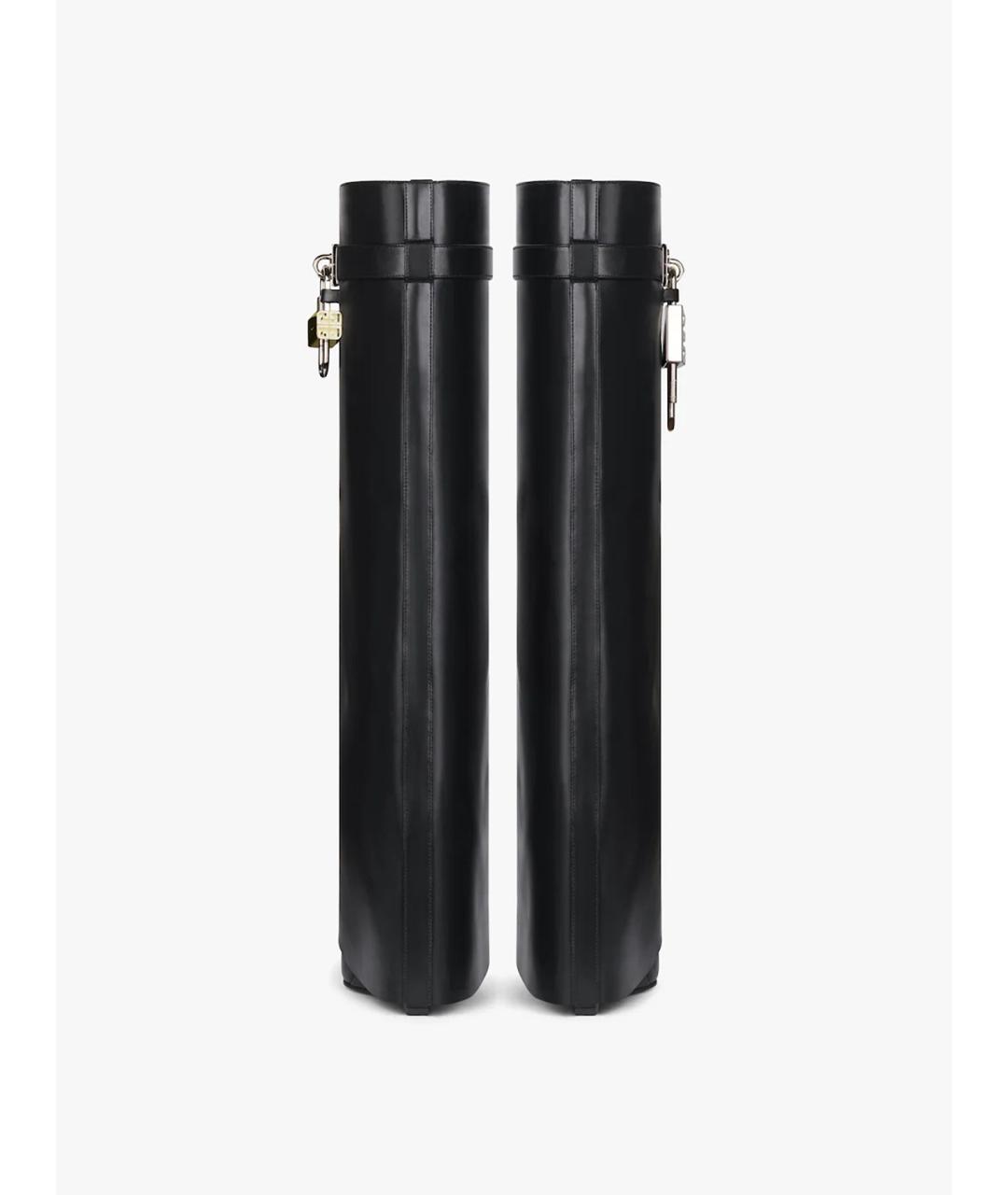 GIVENCHY Черные кожаные сапоги, фото 3