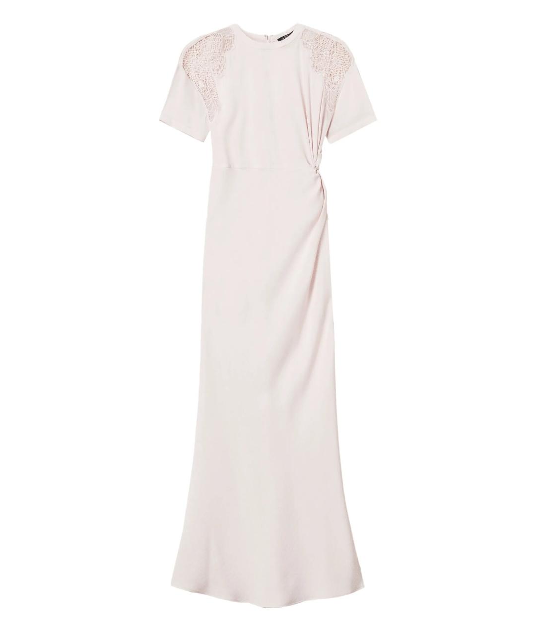 TWIN-SET Розовое полиэстеровое вечернее платье, фото 1