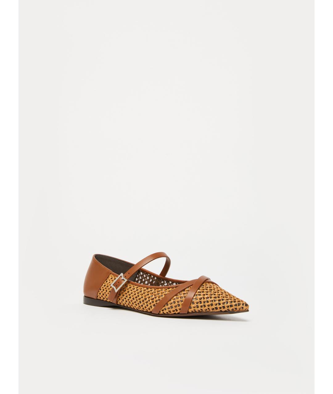 MAX MARA Бежевые балетки, фото 2