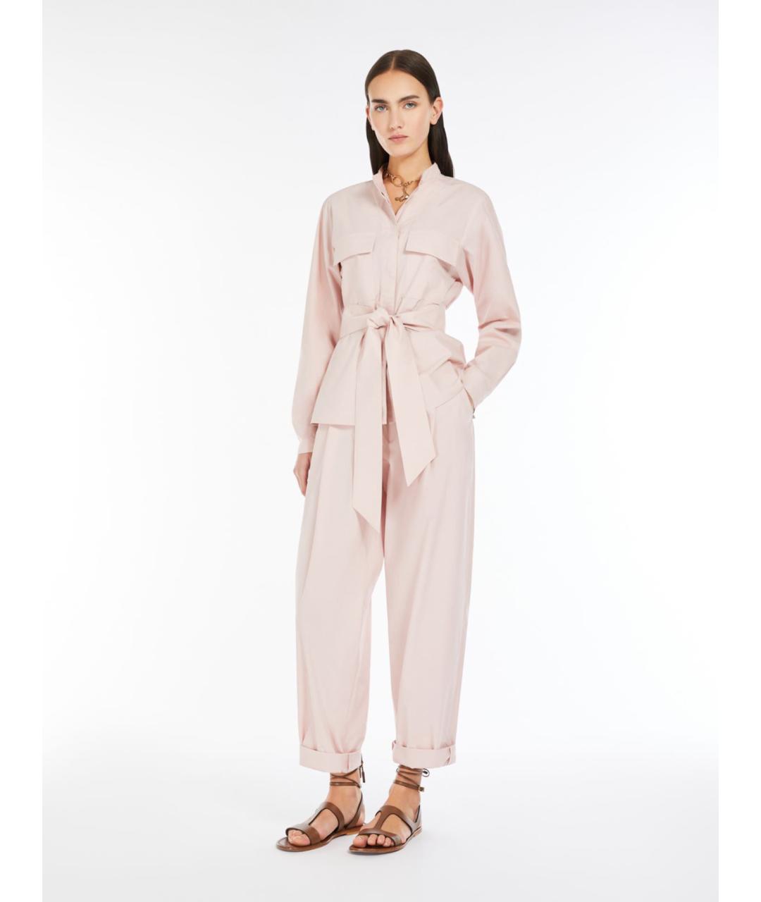 WEEKEND MAX MARA Розовая хлопковая куртка, фото 2
