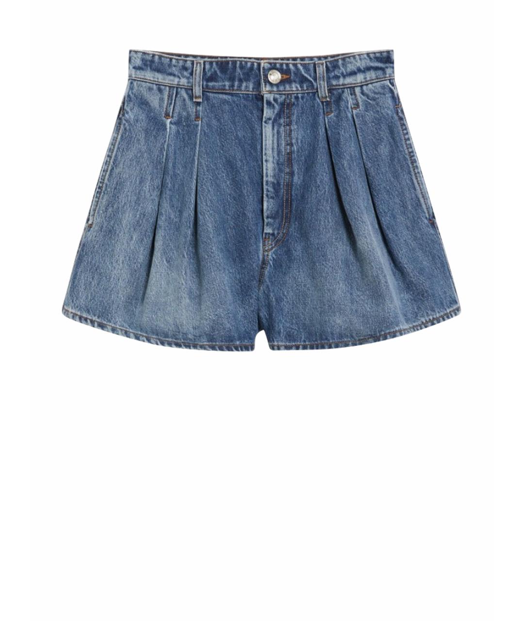 SPORTMAX Синие хлопковые шорты, фото 1